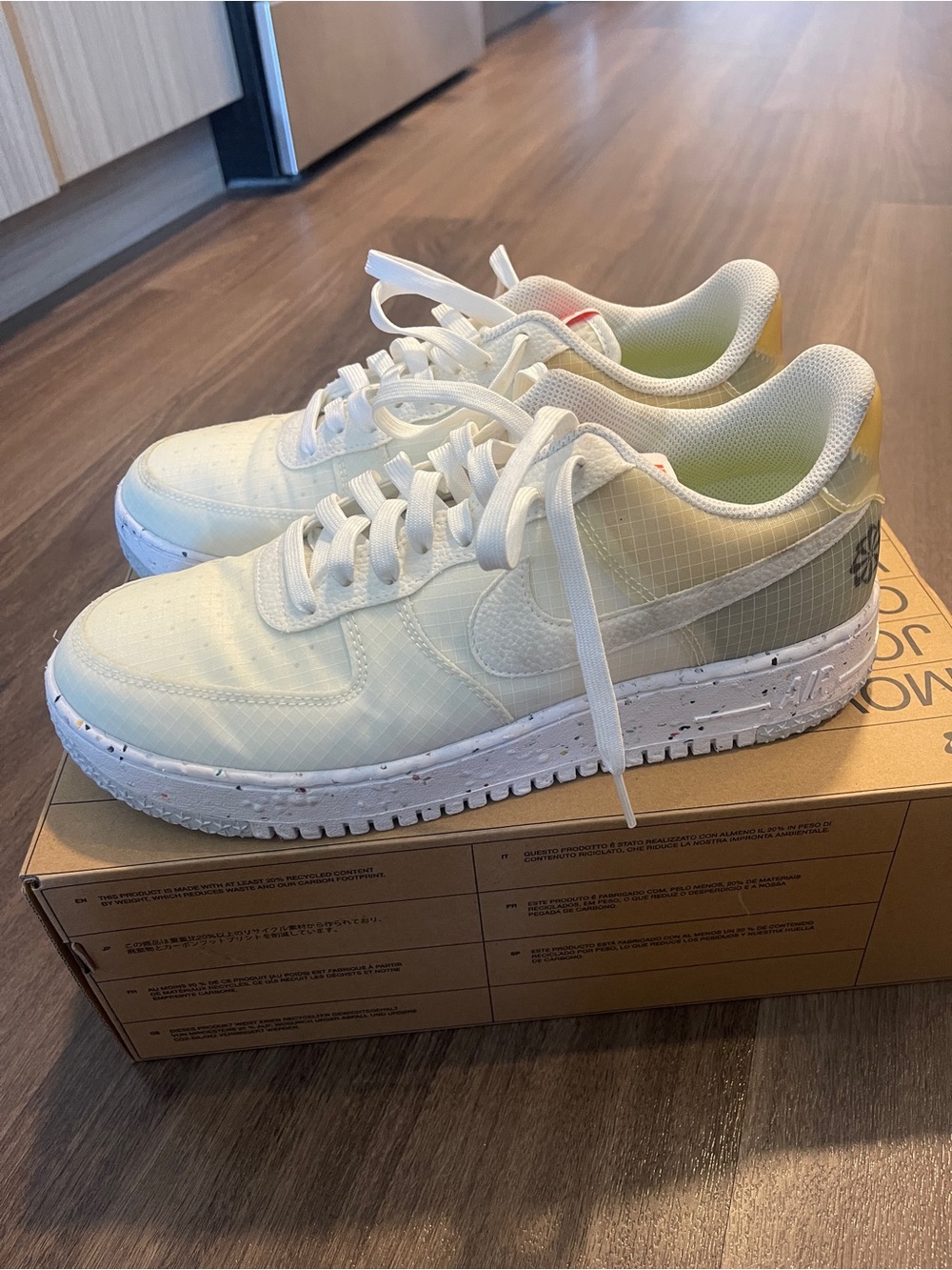 Nike Air Force 1 Crater “Move to Zero” White/Orange